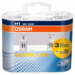 Osram H1 12V-55W Ultra Life Duo-Box (2шт)