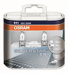 Osram H1 12V-55W SilverStar 2.0 Duo-Box (2шт)