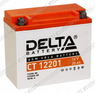 Мотоаккумулятор CT 12201 (YTX20L-BS) - фото Мотоаккумулятор CT 12201 (YTX20L-BS) - фото