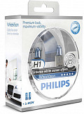 Автолампа 12В PHILIPS H1 12V-55W White Vision 2шт.