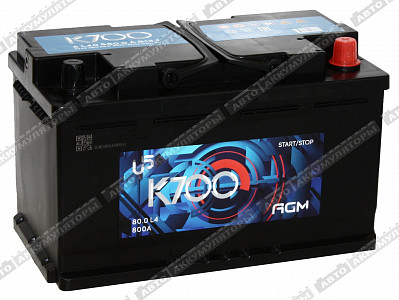 Автомобильный аккумулятор AGM 80.0 - фото