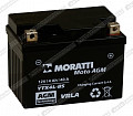 Мотоаккумулятор Moratti YT4L-BS, YTX4L-BS (залитый)