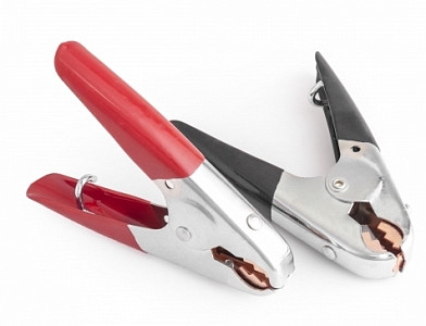 Зажимы-крокодилы Зажим "Крокодил" усиленный, комплект (BAT/CLM-004) - фото Зажимы-крокодилы Зажим "Крокодил" усиленный, комплект (BAT/CLM-004) - фото