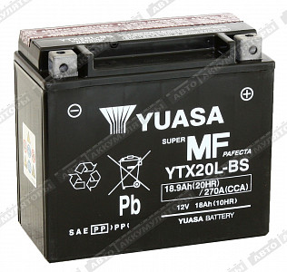 Мотоаккумулятор YTX20L-BS(CP) - фото Мотоаккумулятор YTX20L-BS(CP) - фото