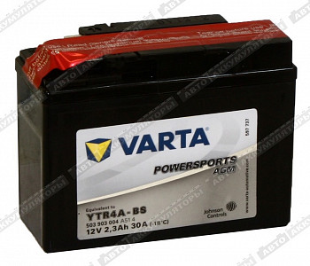 Мотоаккумулятор AGM 503 903 004 (YTR4A-BS) (У) - фото Мотоаккумулятор AGM 503 903 004 (YTR4A-BS) (У) - фото