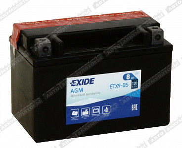 Мотоаккумулятор ETX9-BS (YTX9-BS) - фото Мотоаккумулятор ETX9-BS (YTX9-BS) - фото