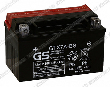 Мотоаккумулятор GTX7A-BS - фото Мотоаккумулятор GTX7A-BS - фото